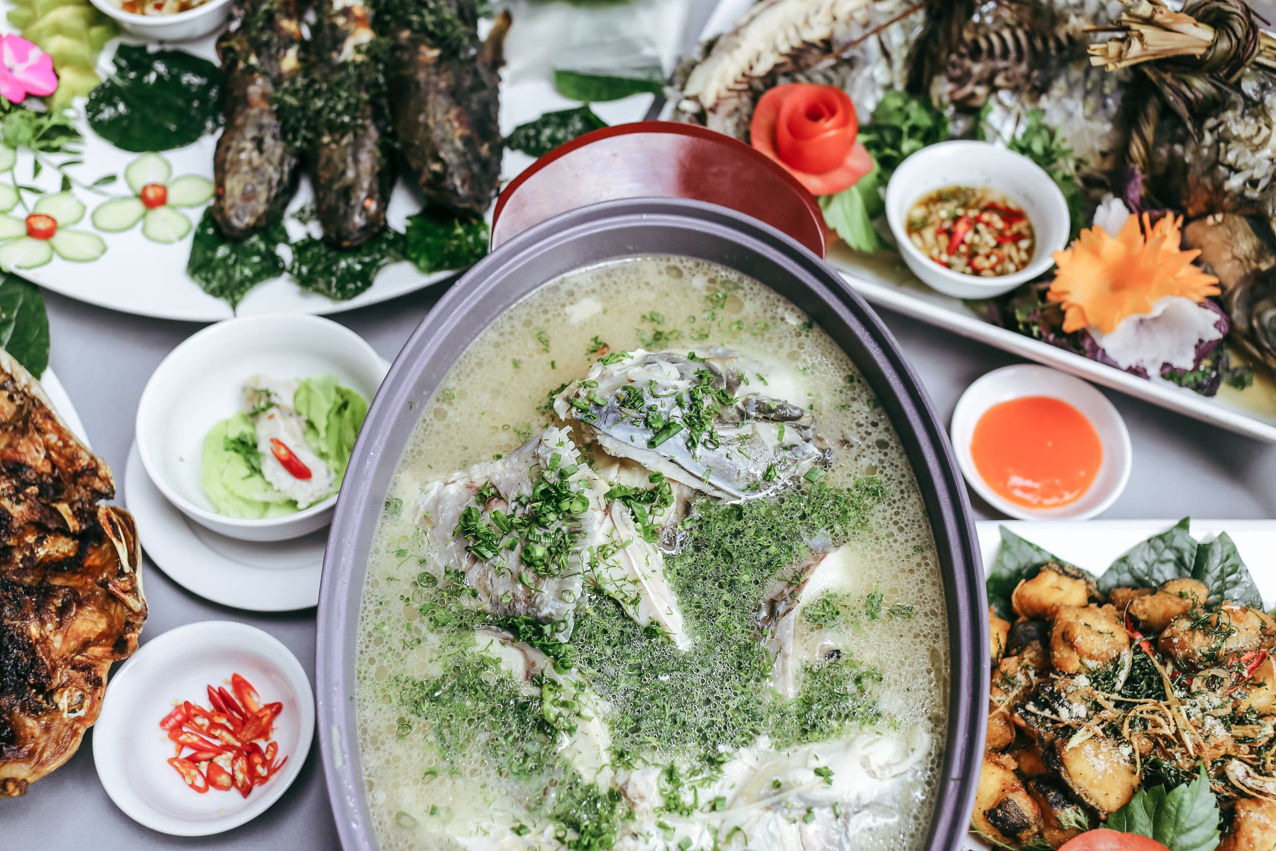 Ẩm thực Thung Nham - Chuyên cá